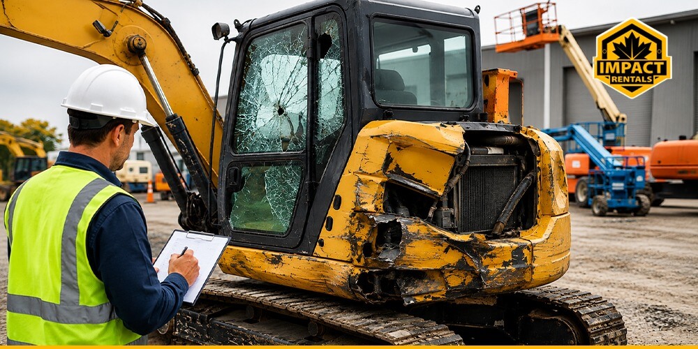 What Happens if Rental Equipment Gets Damaged - Impact Rentals