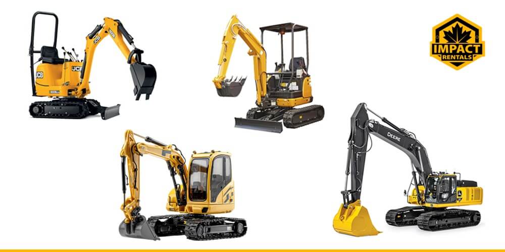 Mini Excavator Sizes Explained Choosing the Right Excavator for Your Job - Impact Rentals