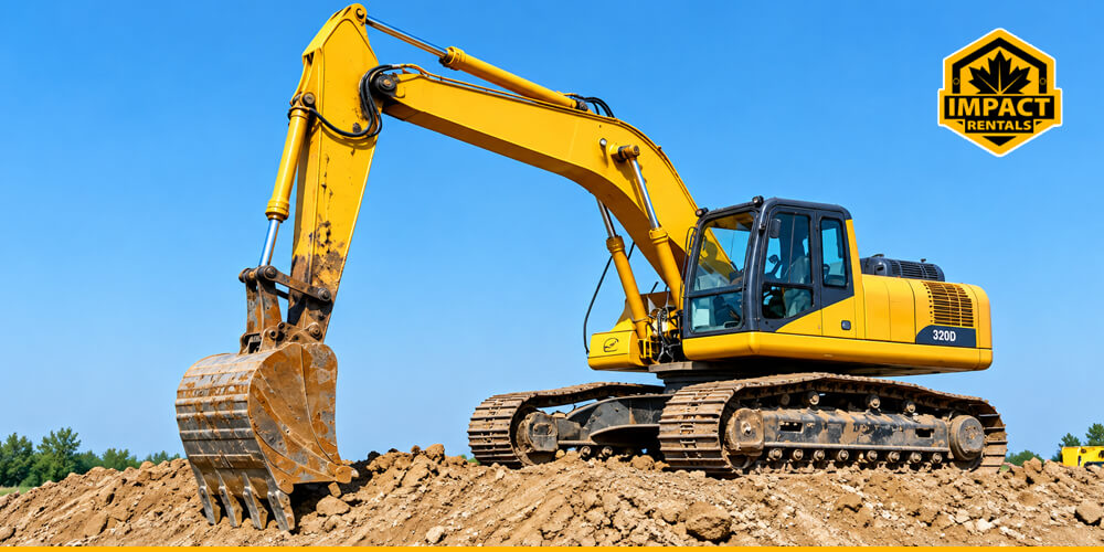 Excavator Rental Guide for Canadian Contractors - Impact rentals